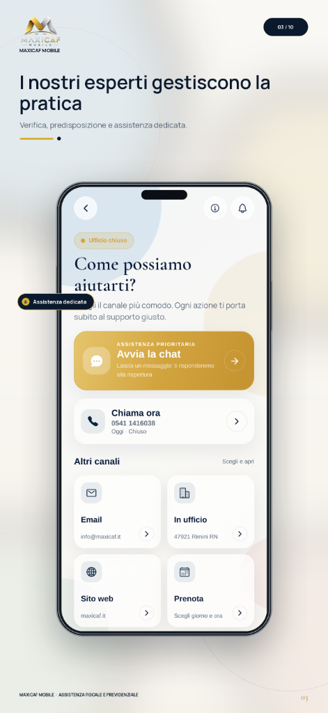 I nostri esperti gestiscono la pratica